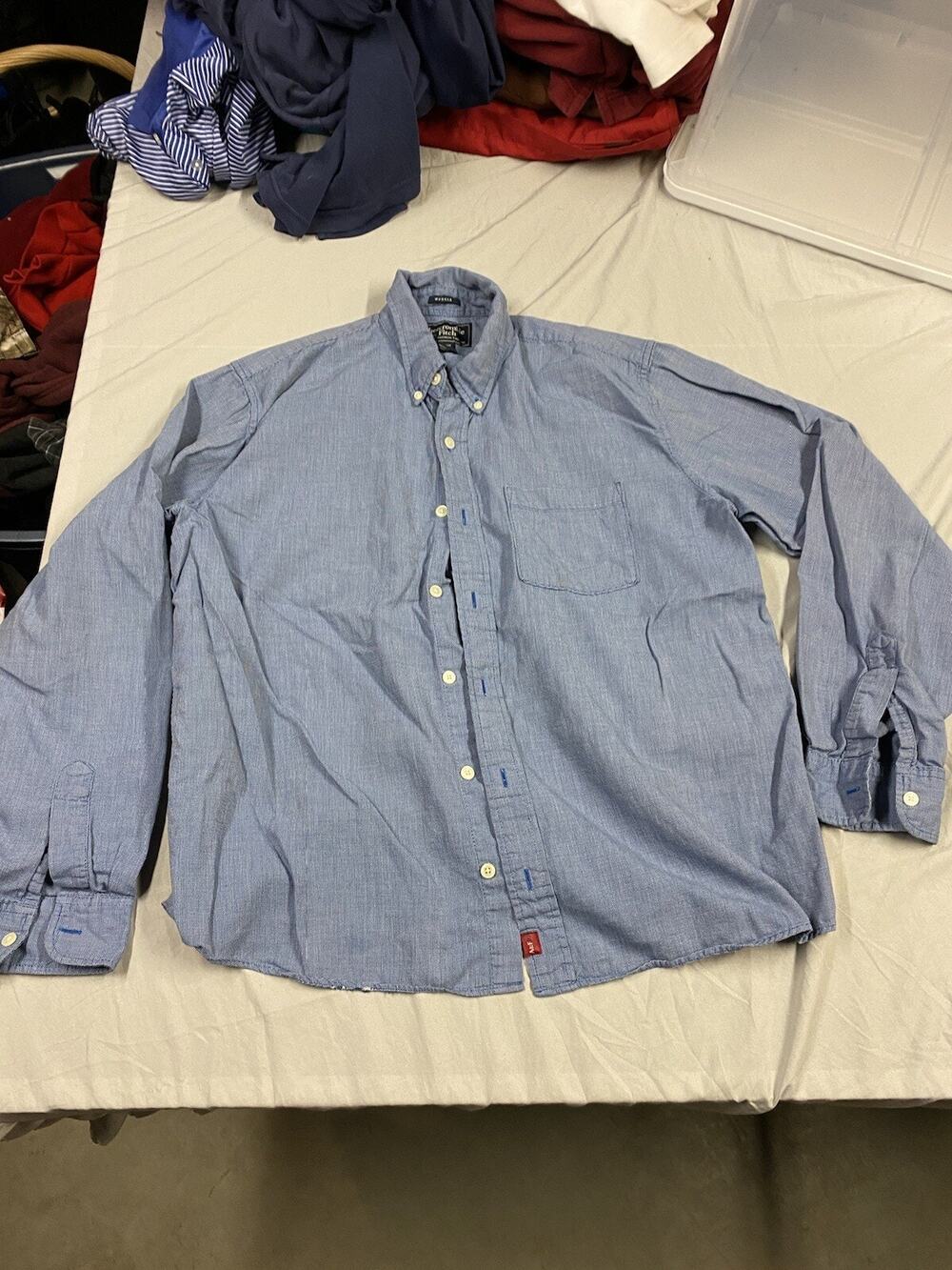 Abercrombie & Fitch Mens Muscle Long Sleeve Button Down Shirt Plaid Size XL
